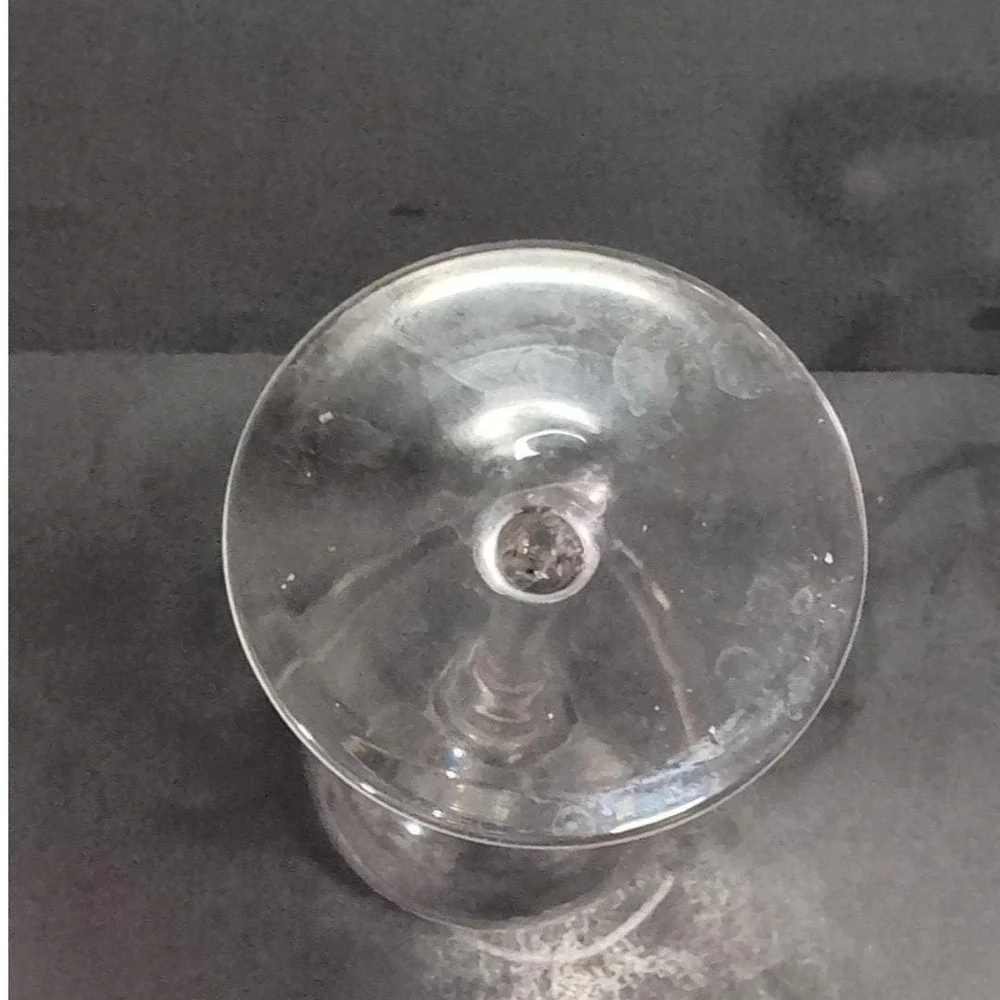 Lenox Candleglow Lead Crystal Wine Goblet, Vintage Clear Cut Stemware, Drinkware